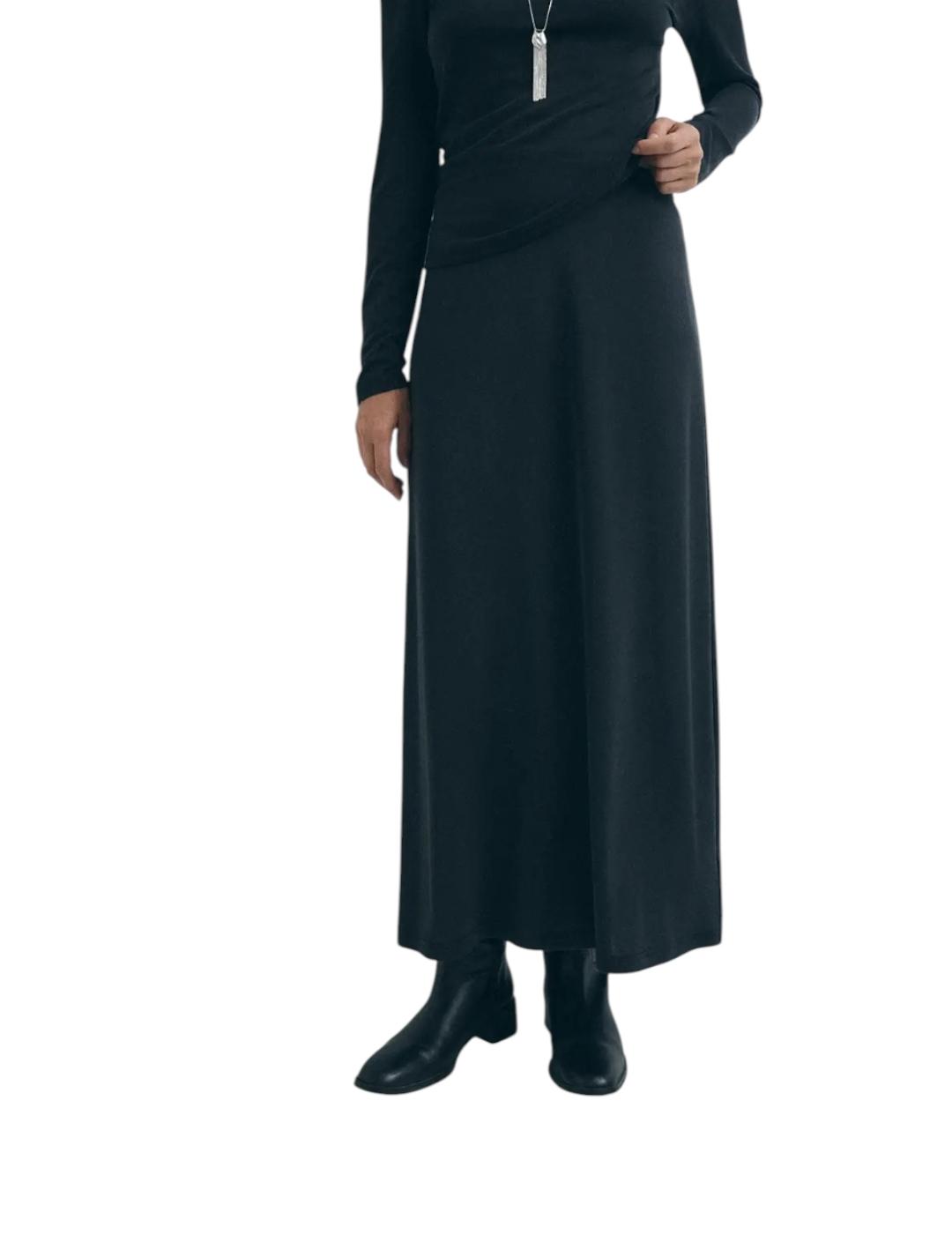 Falda ese O ese Midi Nicole Carbon