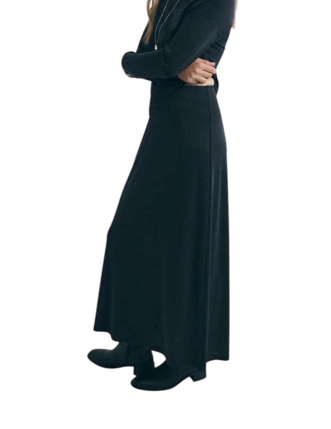 Falda ese O ese Midi Nicole Carbon