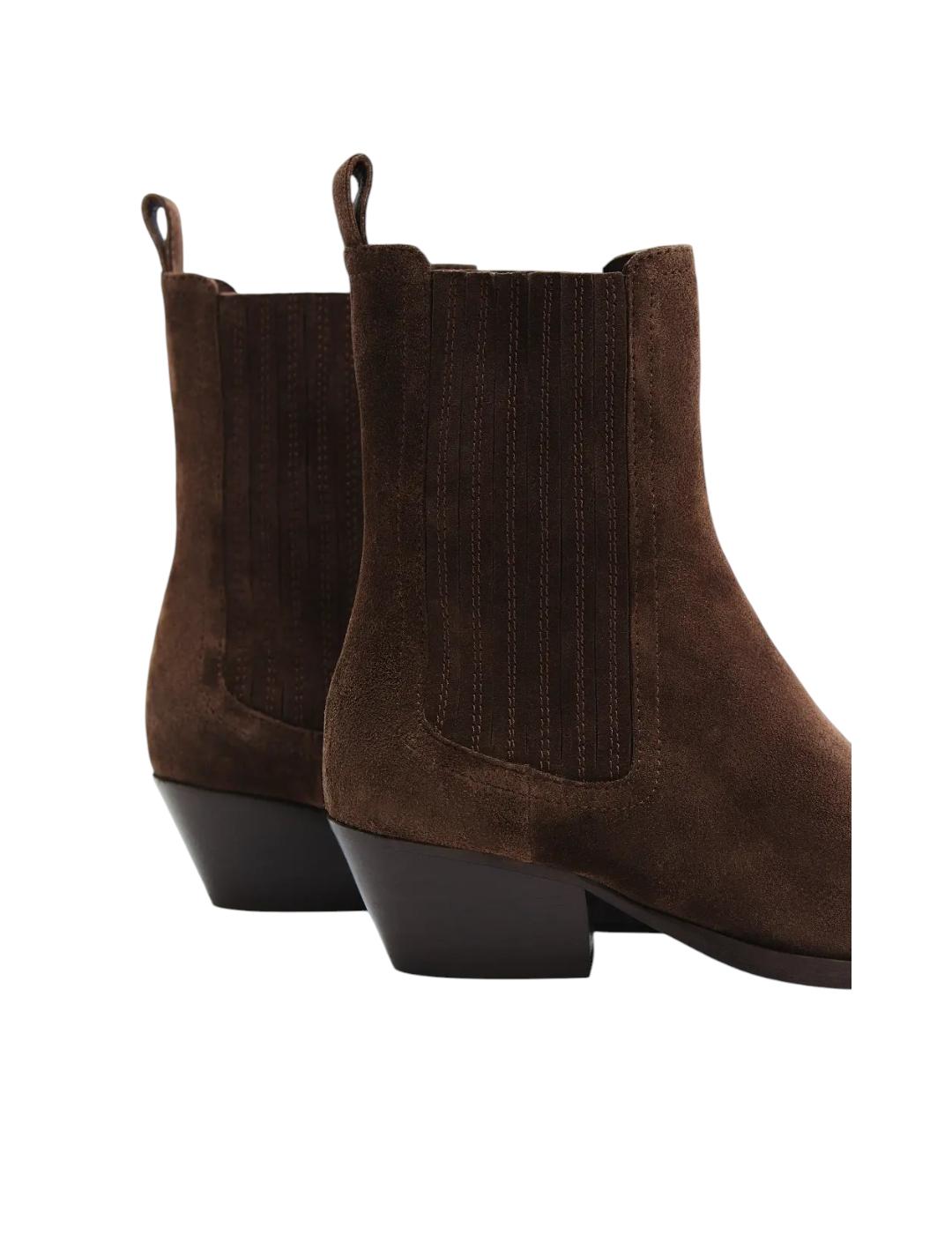 Botín ese O ese Campero Marrón