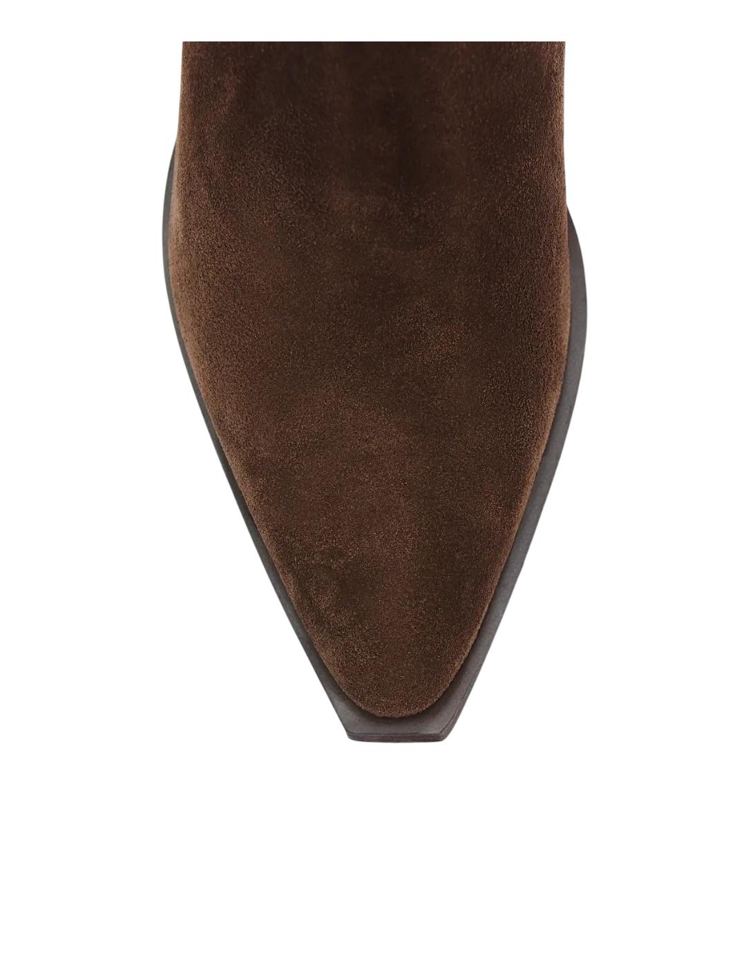 Botín ese O ese Campero Marrón