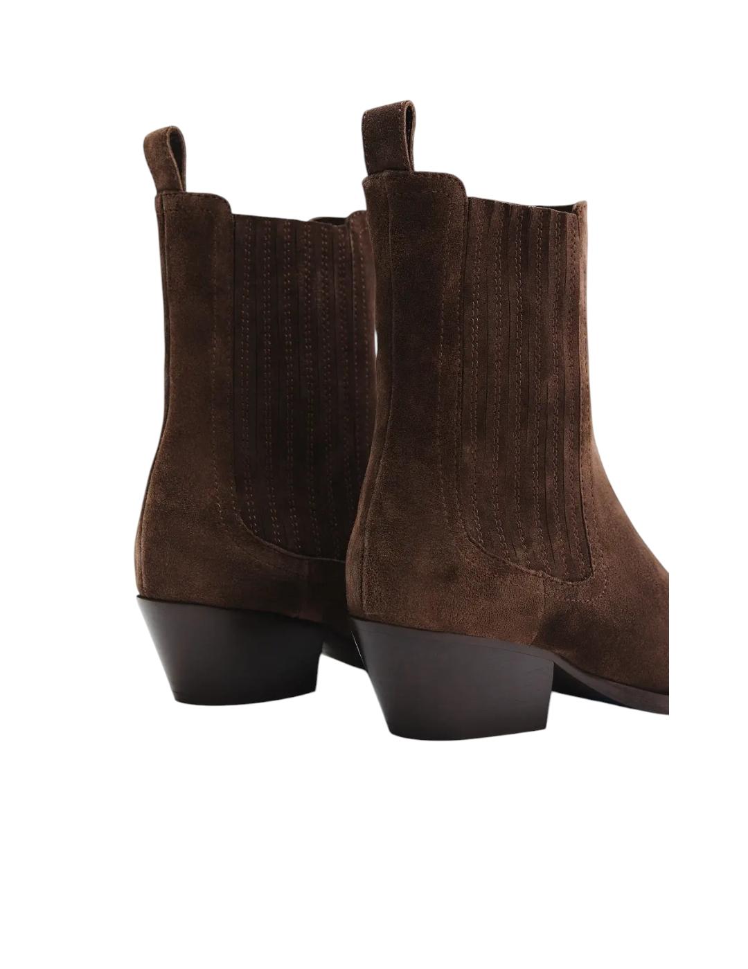 Botín ese O ese Campero Marrón