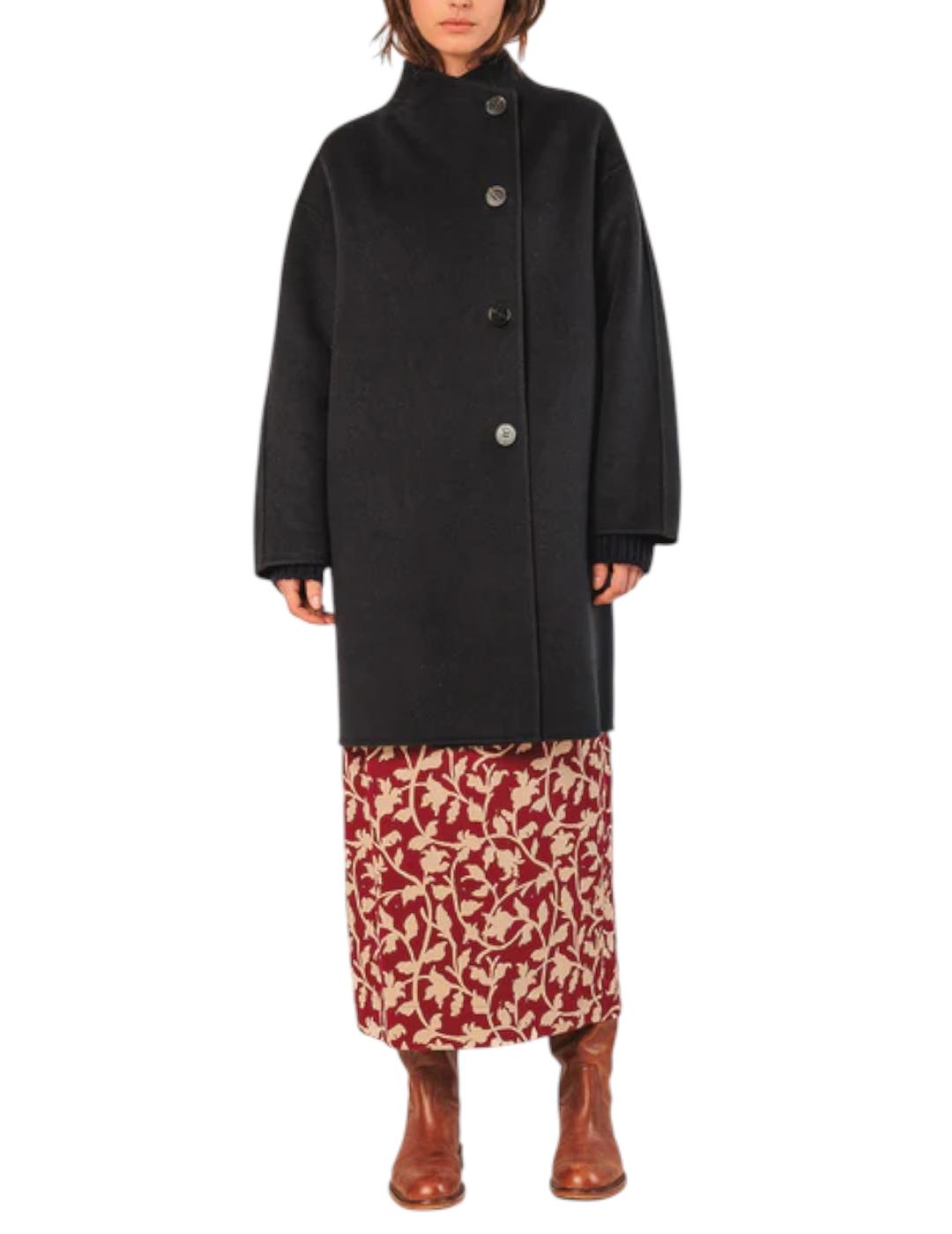 Abrigo Indi&cold Corto Asimétrico Marino