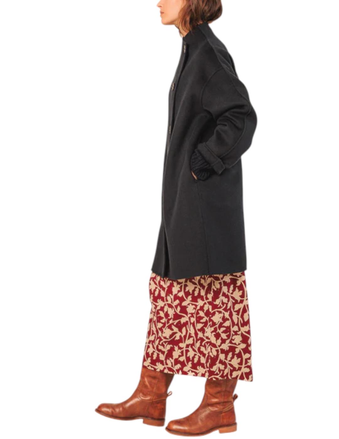 Abrigo Indi&cold Corto Asimétrico Marino