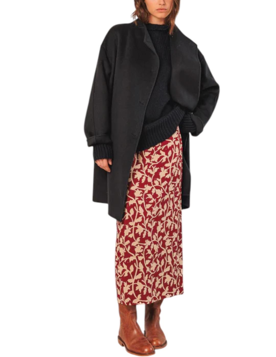 Abrigo Indi&cold Corto Asimétrico Marino