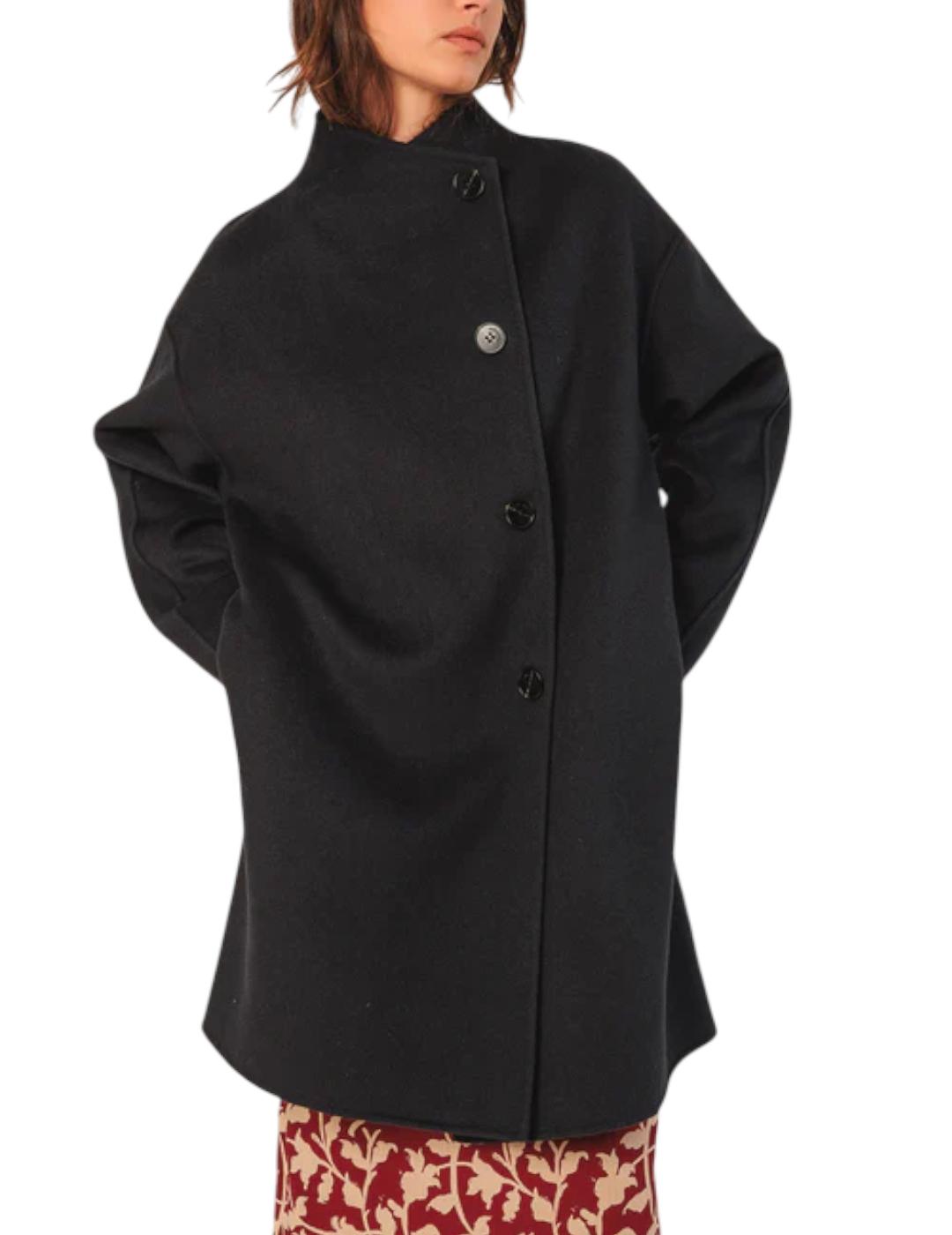 Abrigo Indi&cold Corto Asimétrico Marino