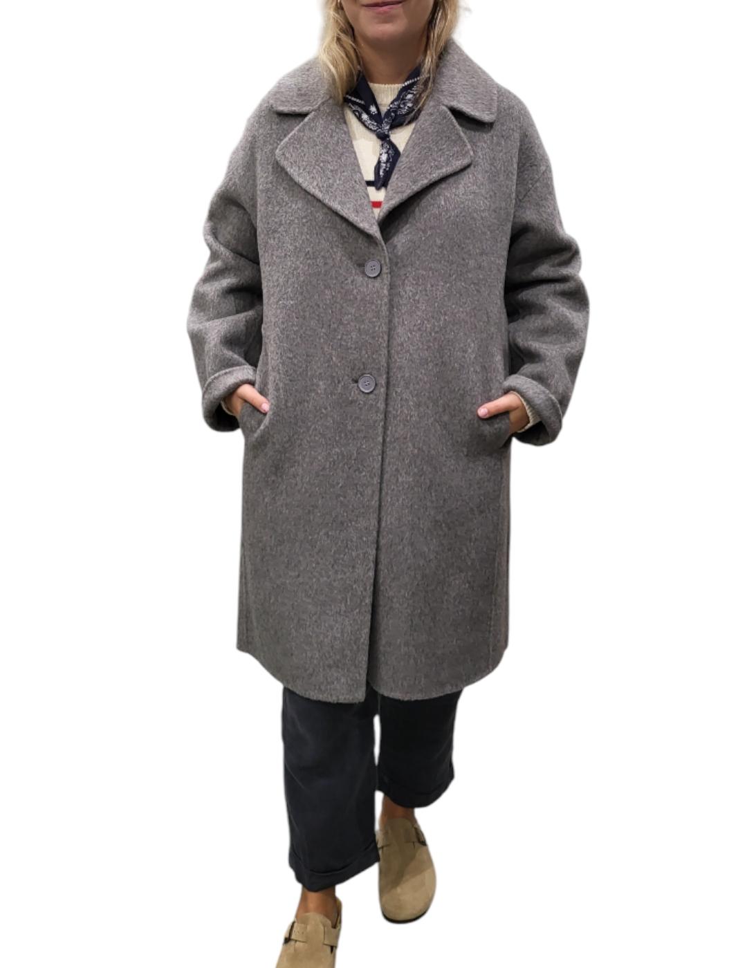 Abrigo Hox Corto Gris