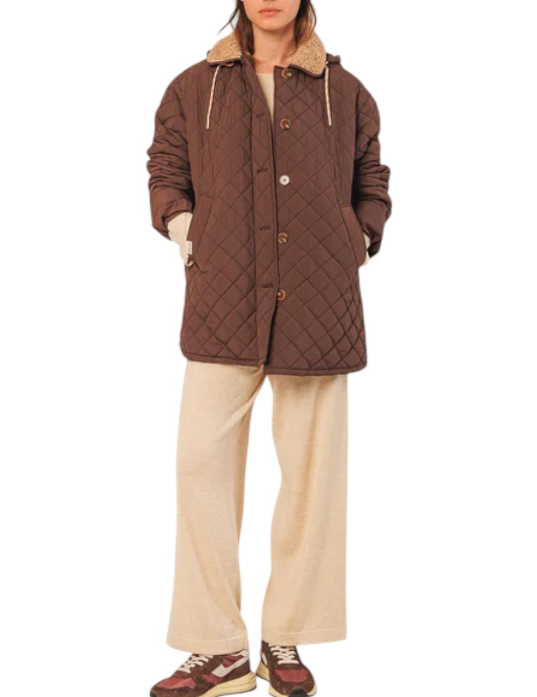 Parka Indi&cold Acolchada Chocolate