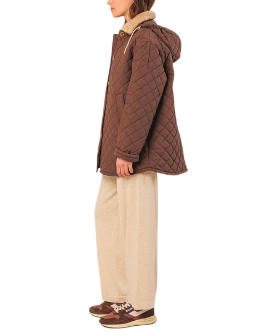 Parka Indi&cold Acolchada Chocolate