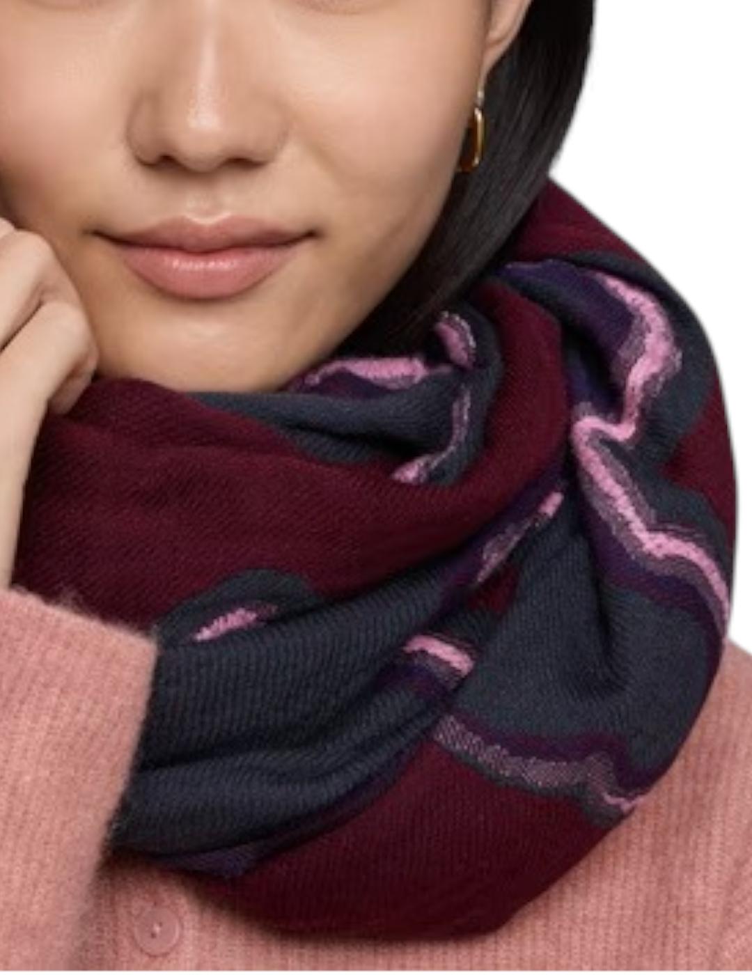 Foulard Tous Bears Waves Jacquard Gris Oscuro