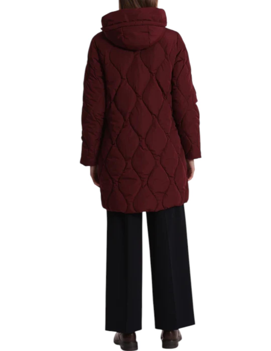 Plumífero Mimi-Muà Capucha Burdeos