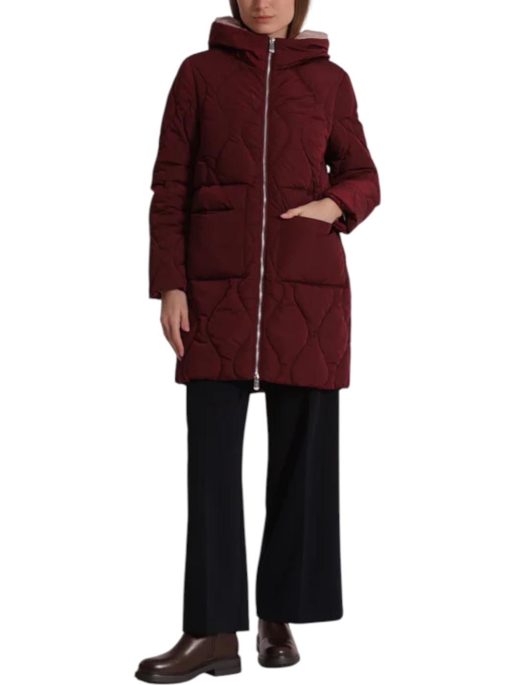 Plumífero Mimi-Muà Capucha Burdeos