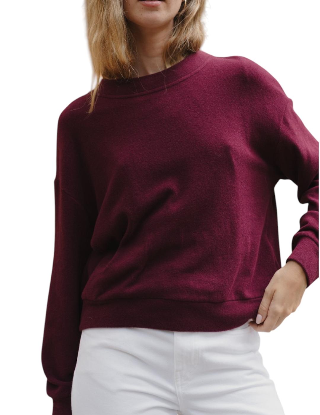 Sudadera ese O ese Berkeley Burdeos