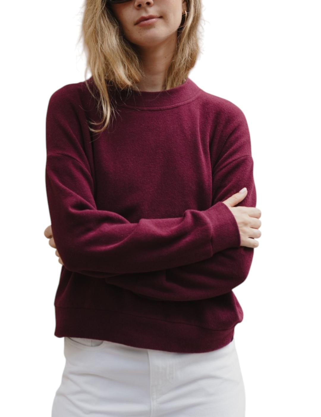 Sudadera ese O ese Berkeley Burdeos