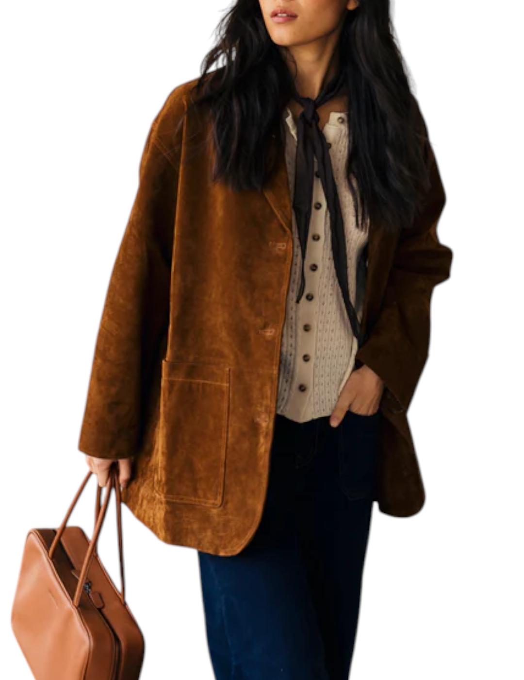 Americana Indi&cold Serraje Tabaco