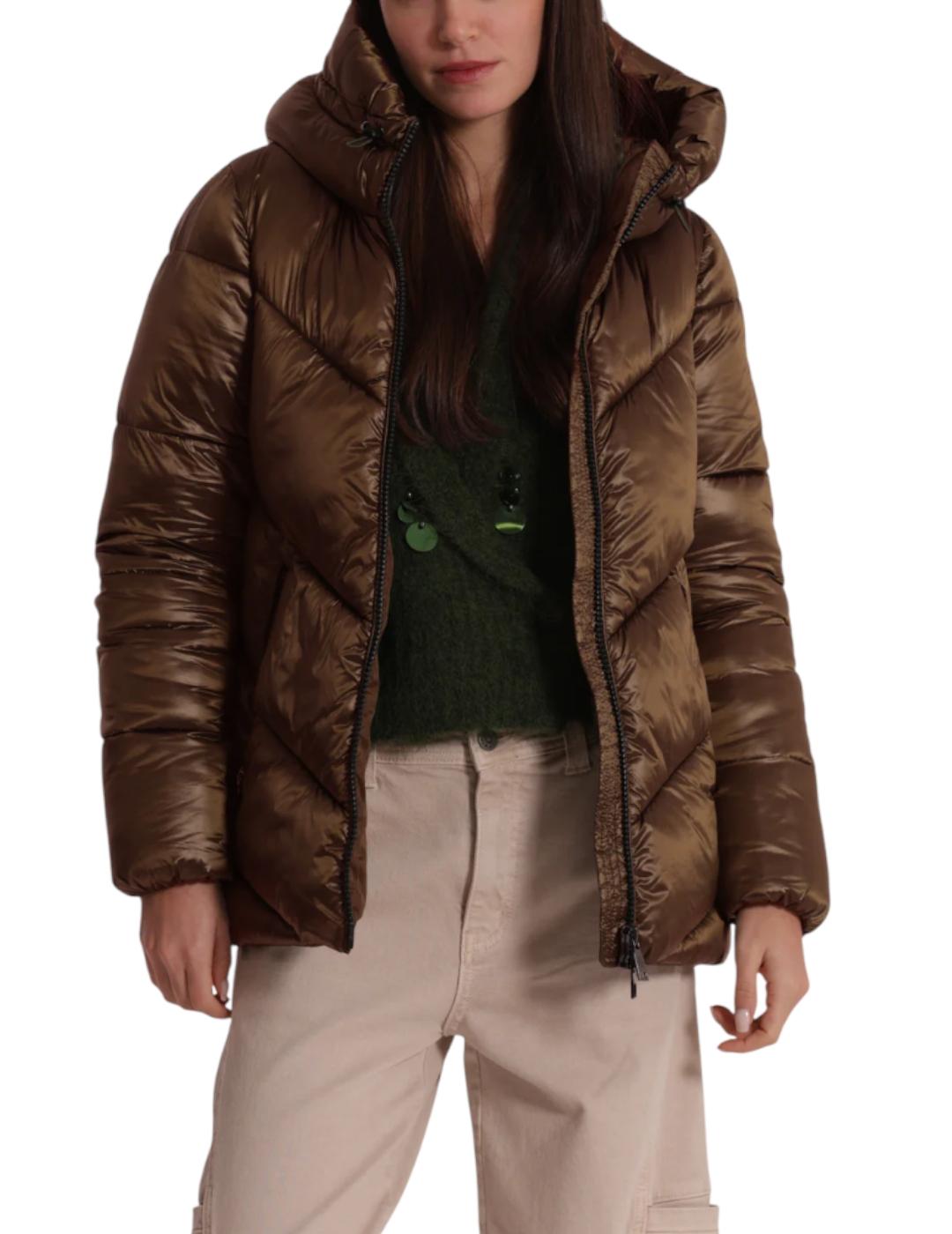 Plumífero Mimi-Muà Corto Marrón