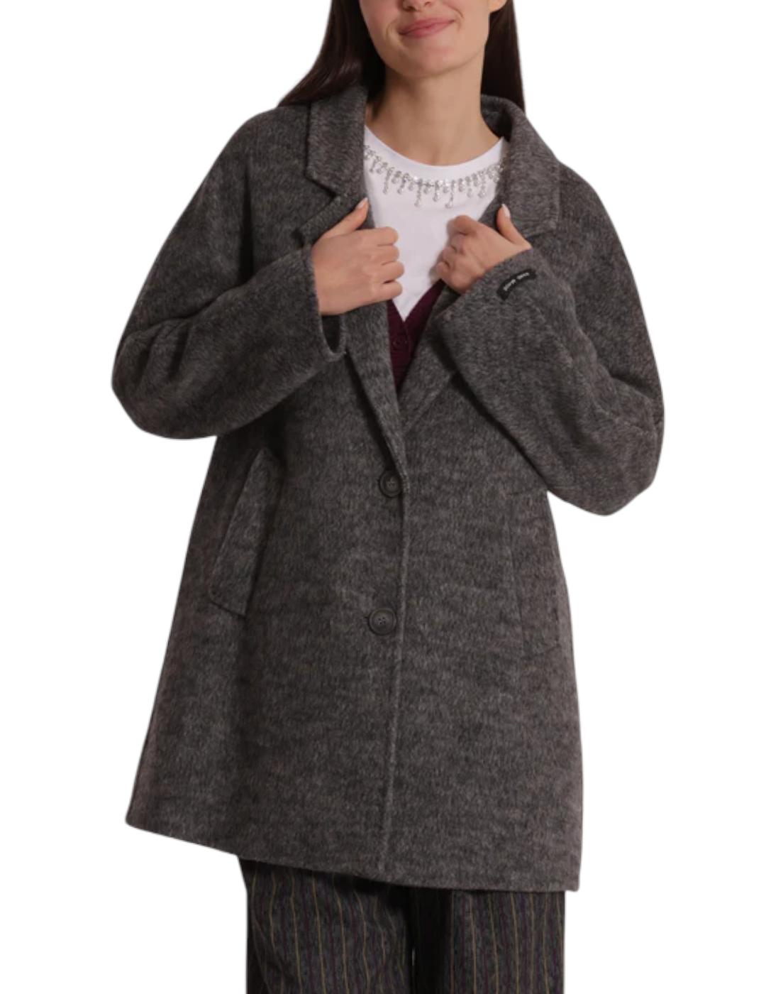 Abrigo Mimi-Muà Corto Lana Gris