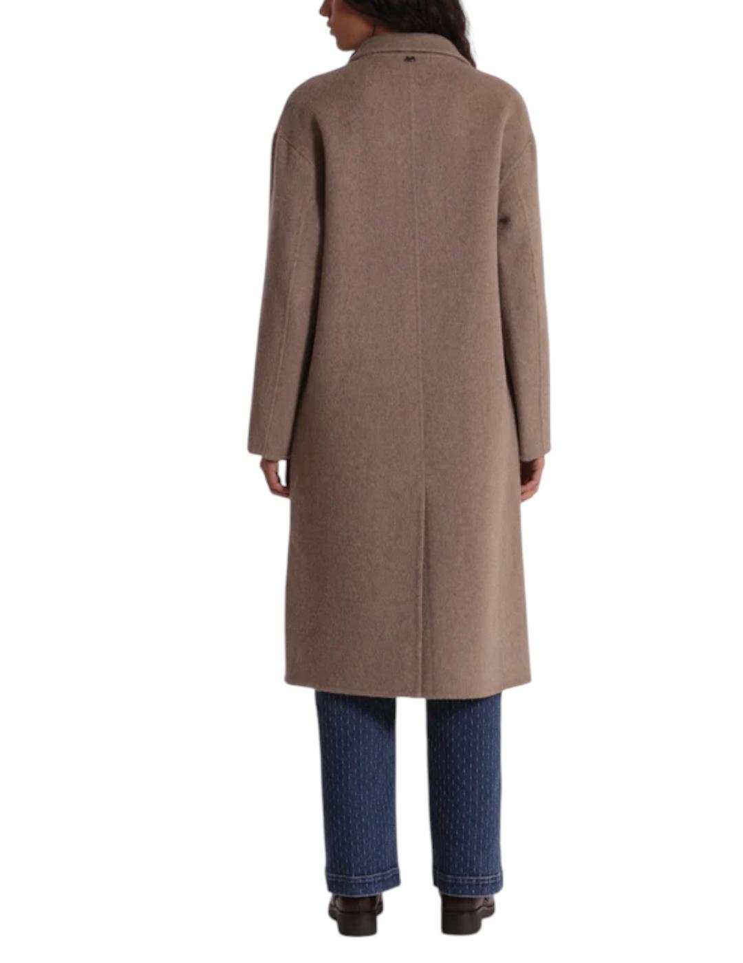 Abrigo Mimi-Muà Largo Lana Topo