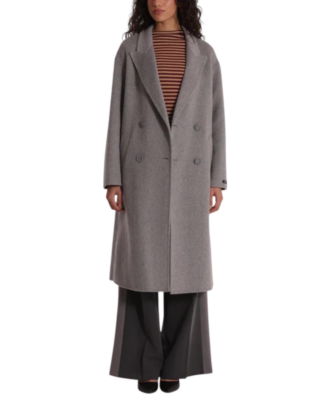 Abrigo Mimi-Muà Largo Lana Gris
