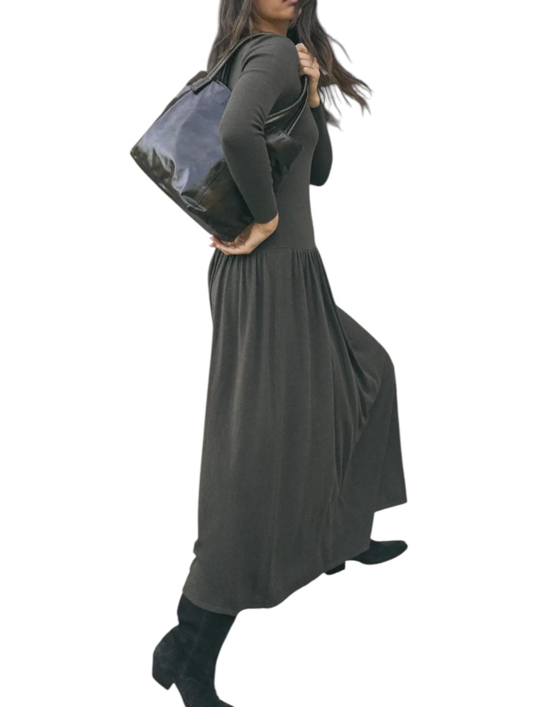 Vestido ese O ese Degas Verde