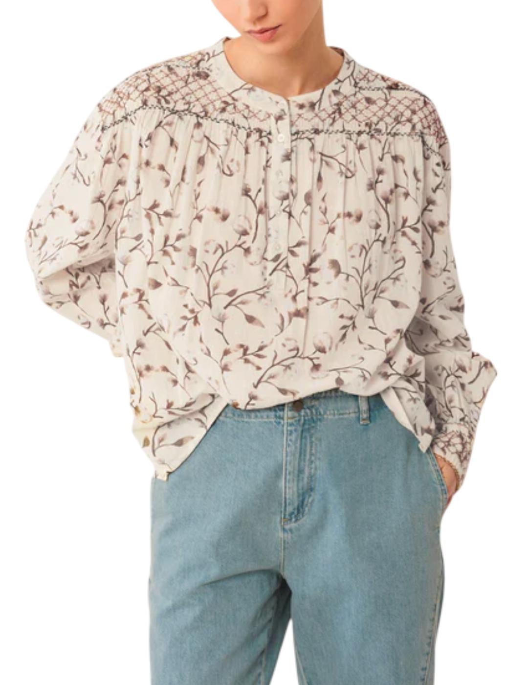 Blusa Indi&cold Smoke Marrón