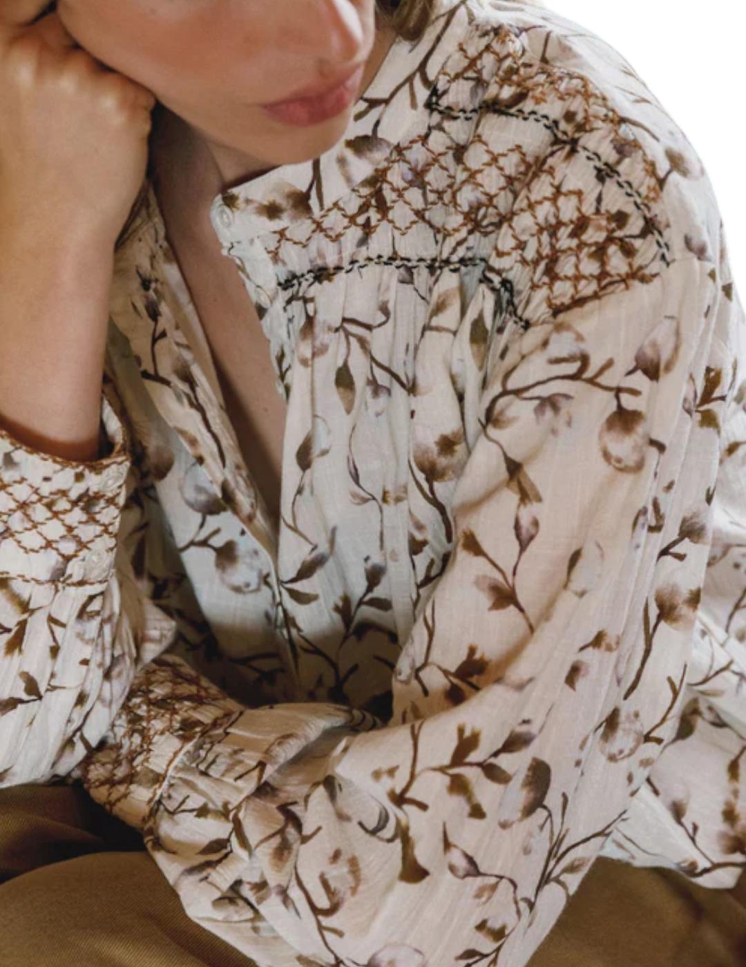 Blusa Indi&cold Smoke Marrón