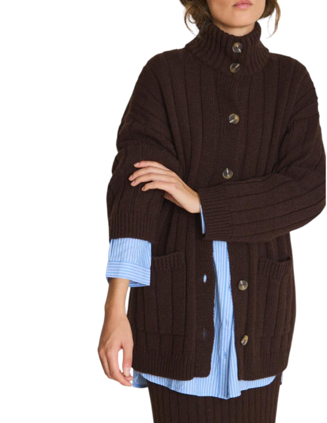 Chaqueta Indi&cold Canalé Chocolate