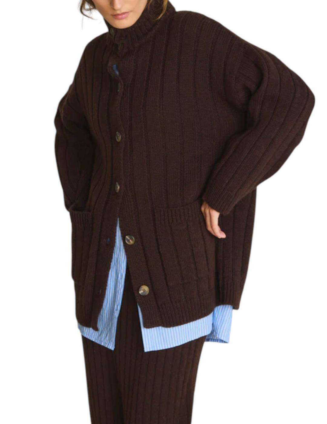 Chaqueta Indi&cold Canalé Chocolate