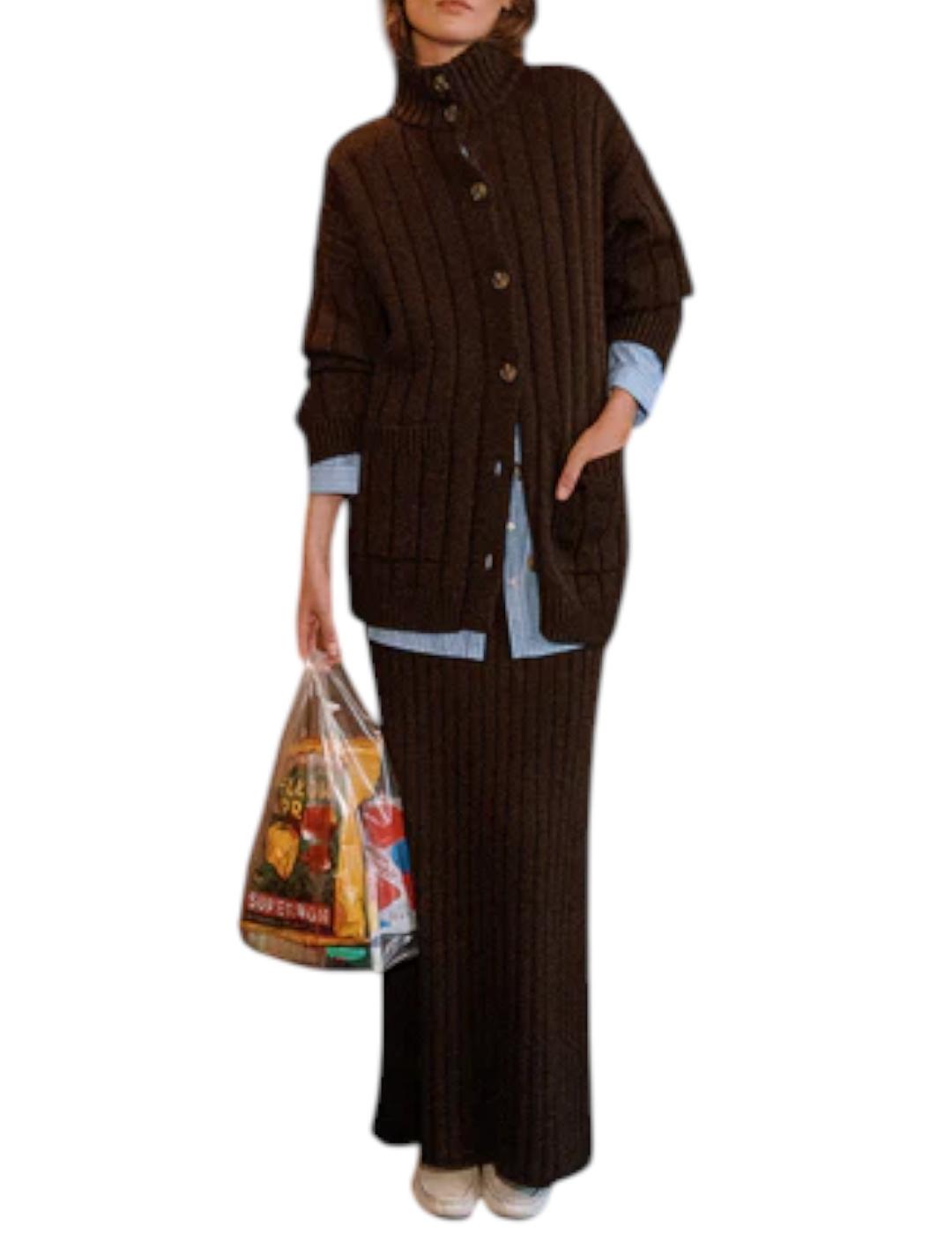 Chaqueta Indi&cold Canalé Chocolate