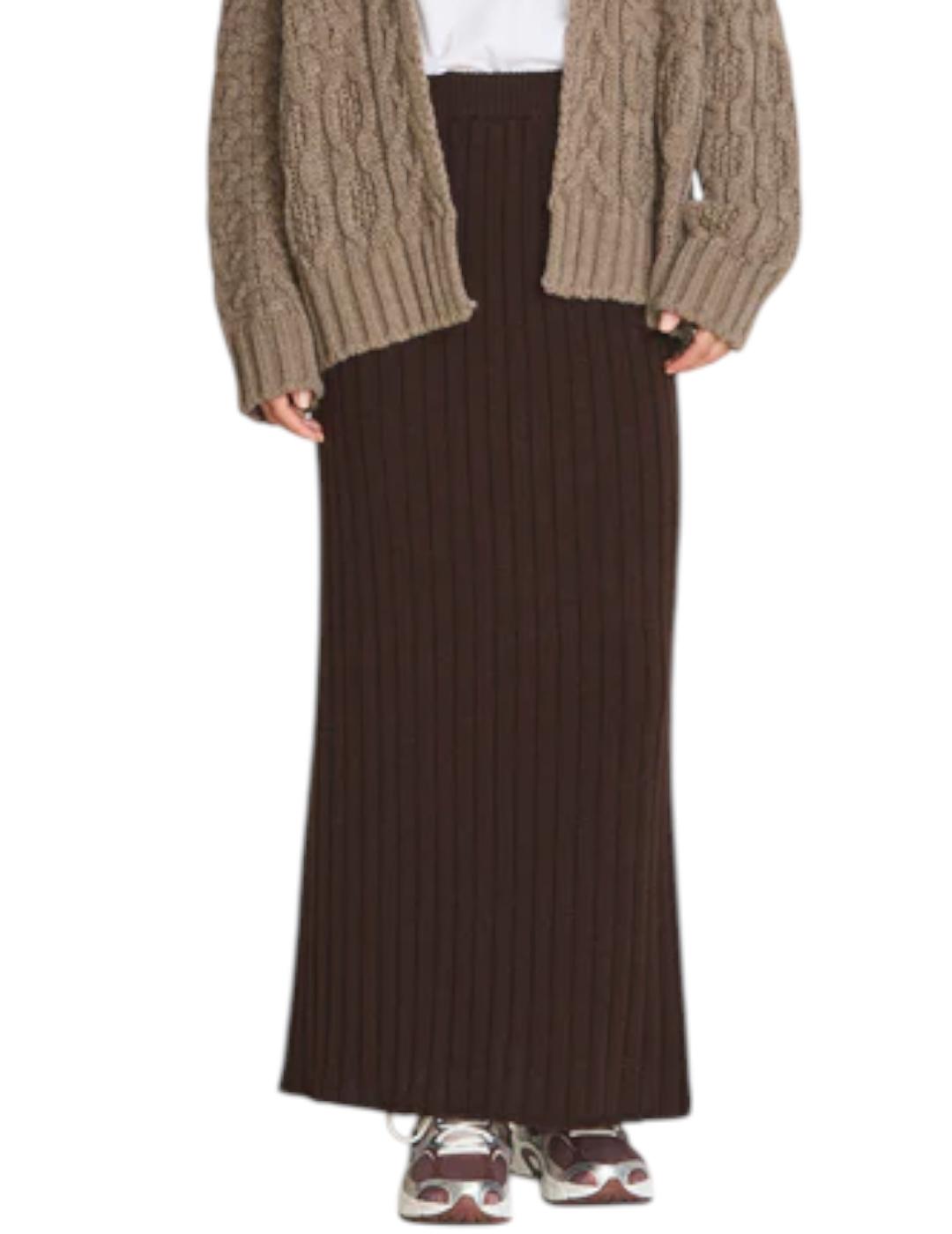 Falda Indi&cold Canalé Chocolate