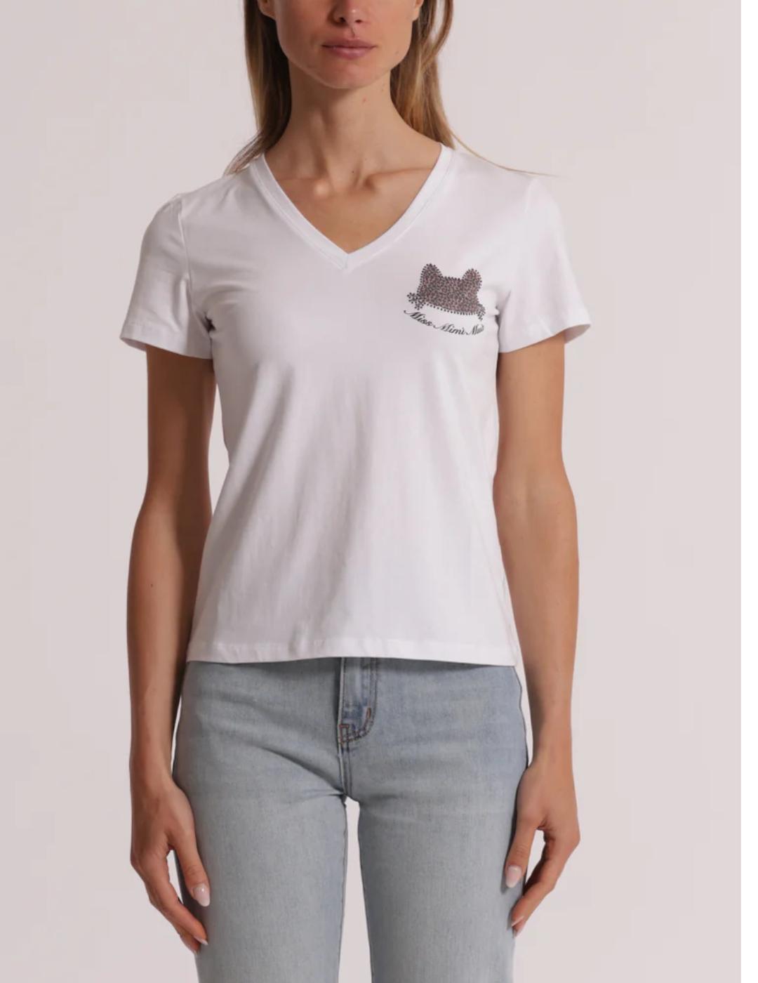 Camiseta Mimi-Muà ' Miss ' Blanco