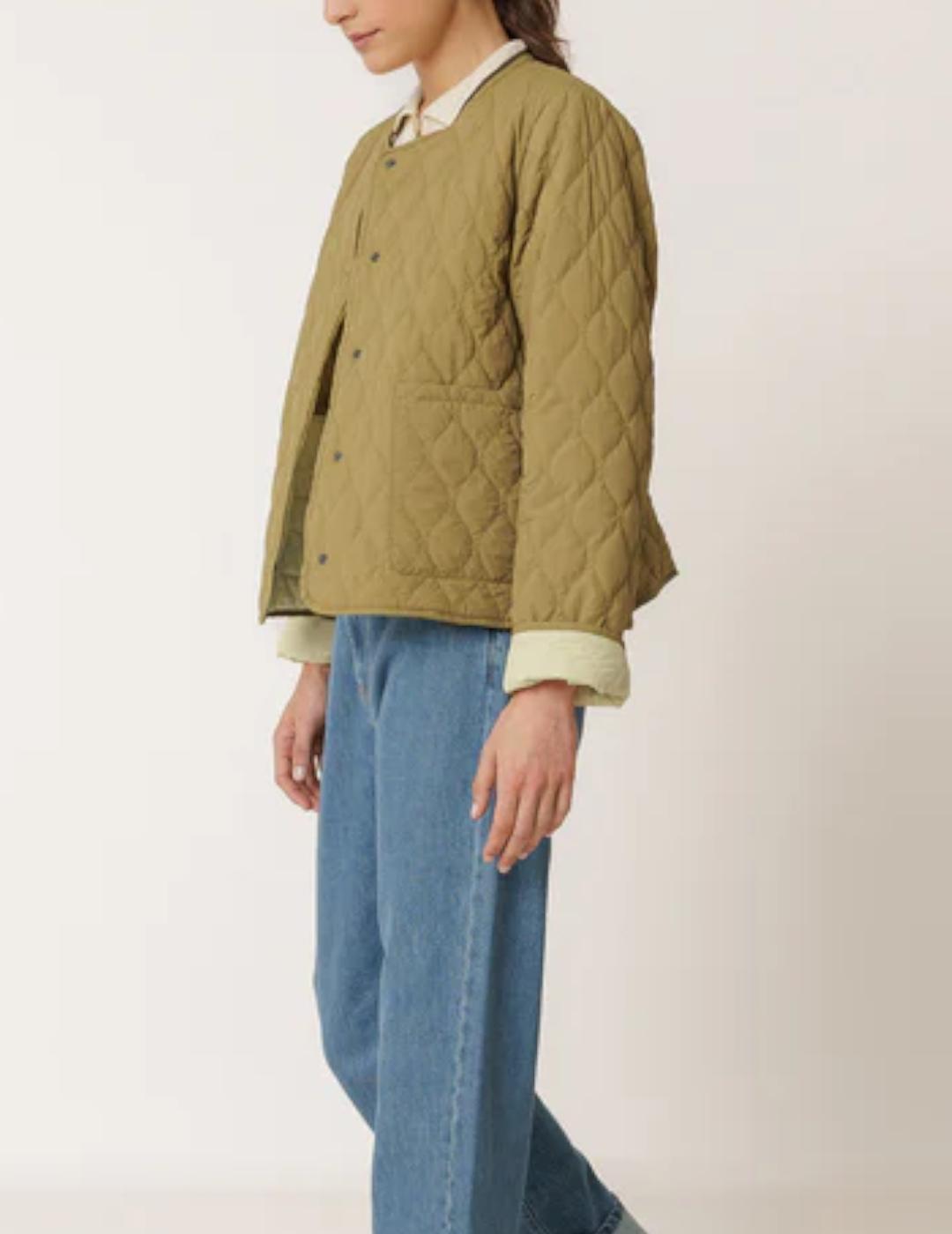 Chaqueta Indi&cold Acolchada Reversible Khaki INDI&COLD para Mujer ...