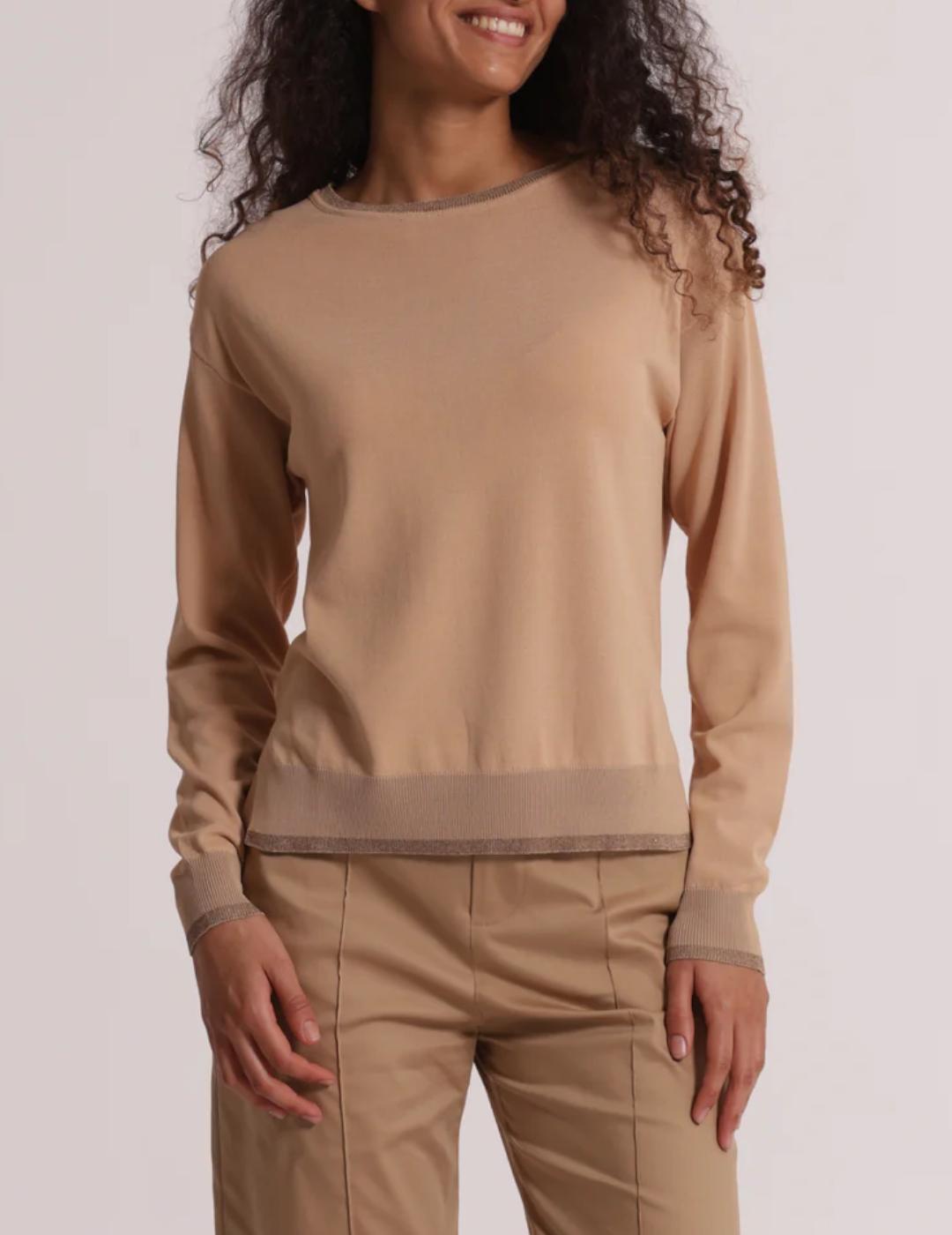 Jersey Mimi-Muà Lùrex Camel